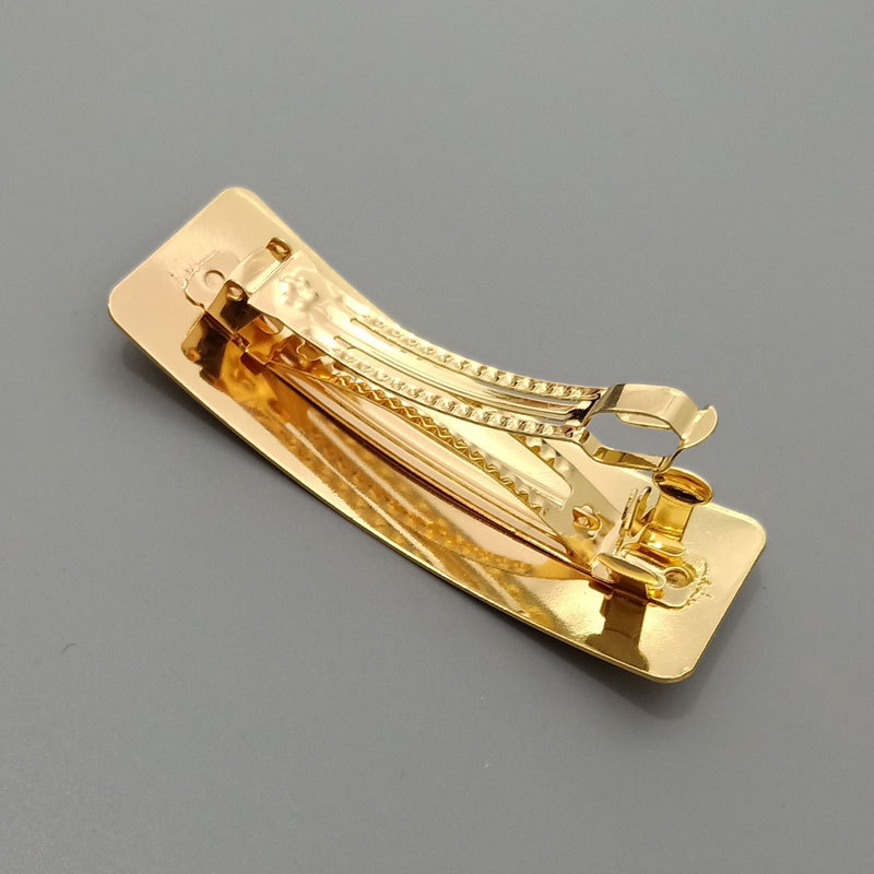 Brushed Metal Barrettes - Simple & Versatile Ponytail Clip for European American Normcore Style Fashion - Image 6