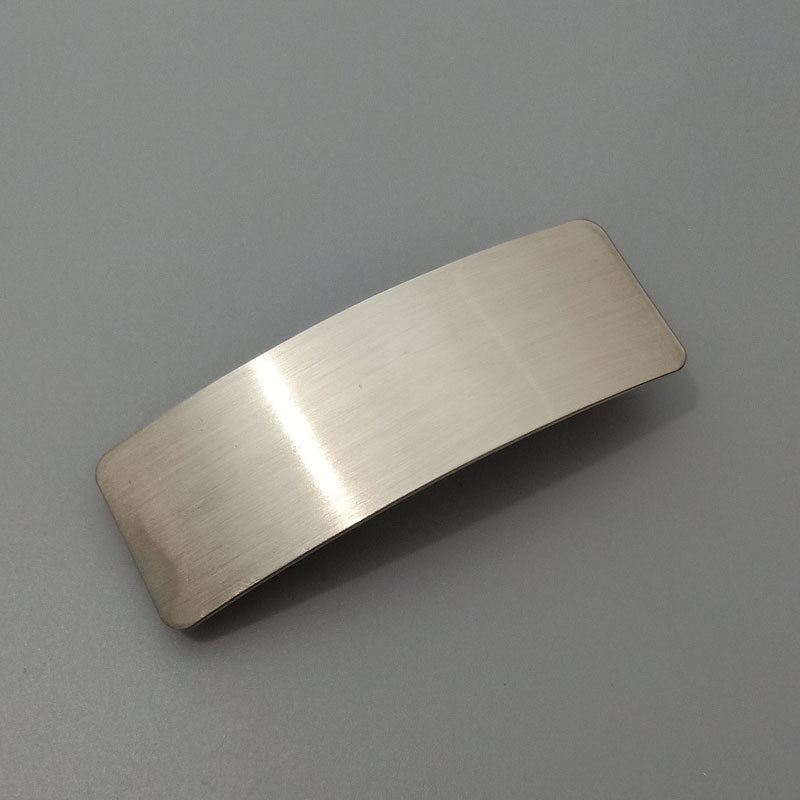 Brushed Metal Barrettes - Simple & Versatile Ponytail Clip for European American Normcore Style Fashion - Image 10