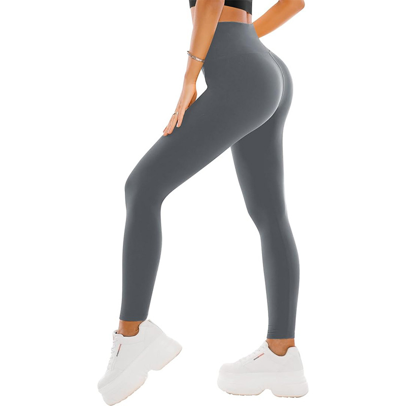 Women's High Waist Leggings - Soft Yoga Pants Perfect for Workouts and Exercise - Image 9