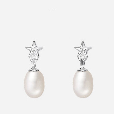 Stylish Fashion Star Pearl Ear Studs for Women - Elegant Accessory - Image 6
