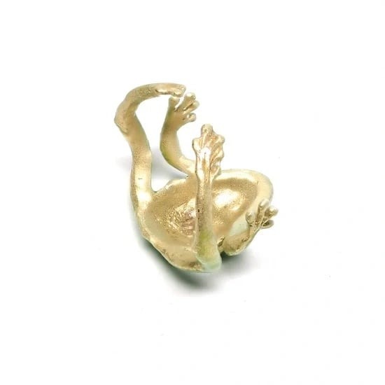 Charming Tree Frog Ear Clip & Adjustable Ring - Cute Fashion Jewelry - Image 7
