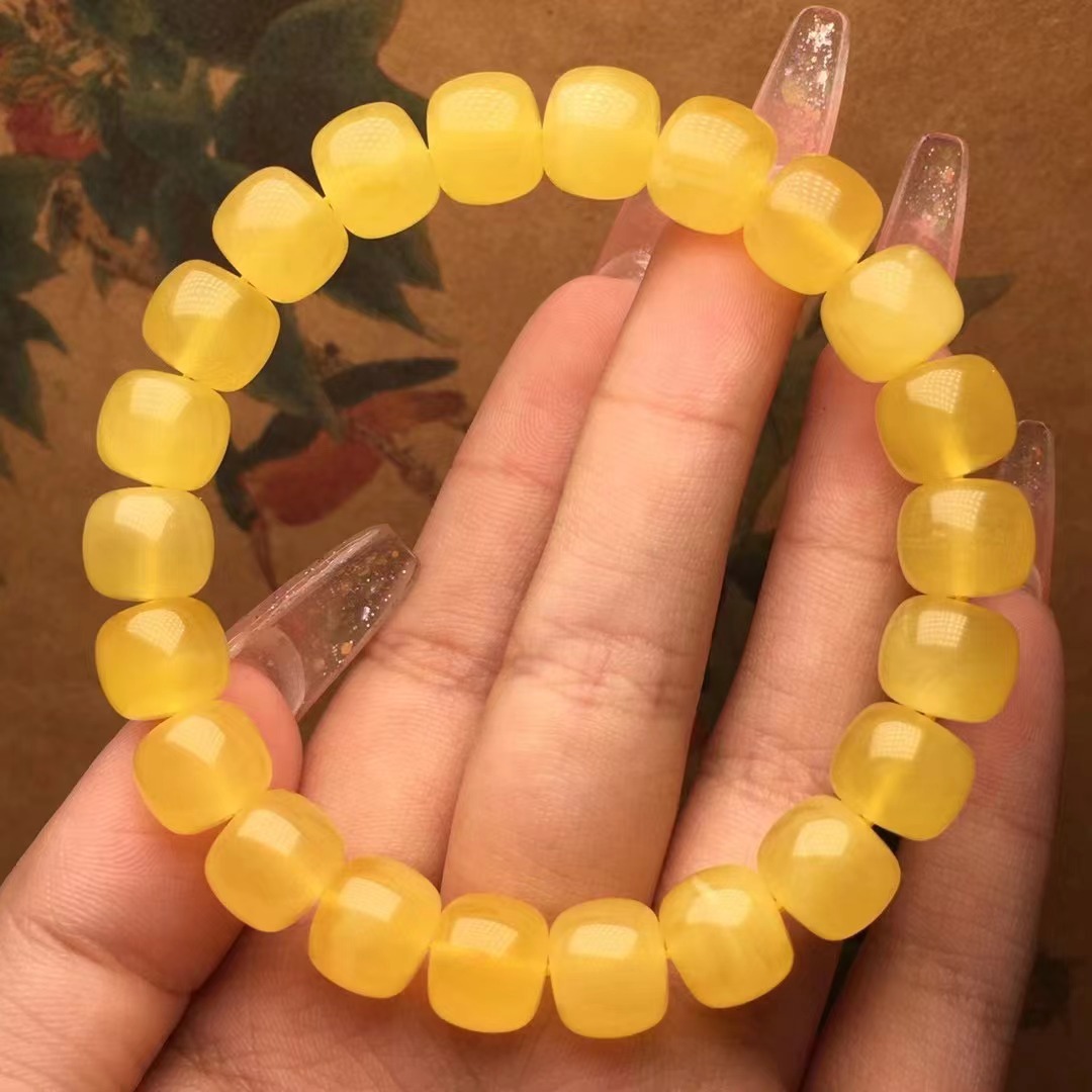 Trendy Natural Beeswax Old Bracelet with Unique Fashion Personality - Image 9
