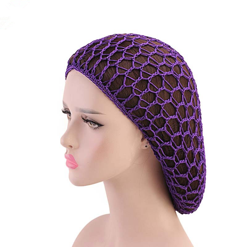 Elegant Ladies Hand Crocheted Drooping Hair Net - Long Mesh Night Cap for Hair Care - Image 7