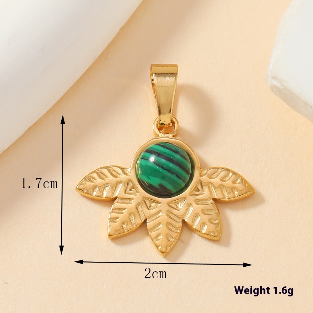 Elegant Single Pendant Stainless Steel Casting Ornament - Love Oval Design - Image 2