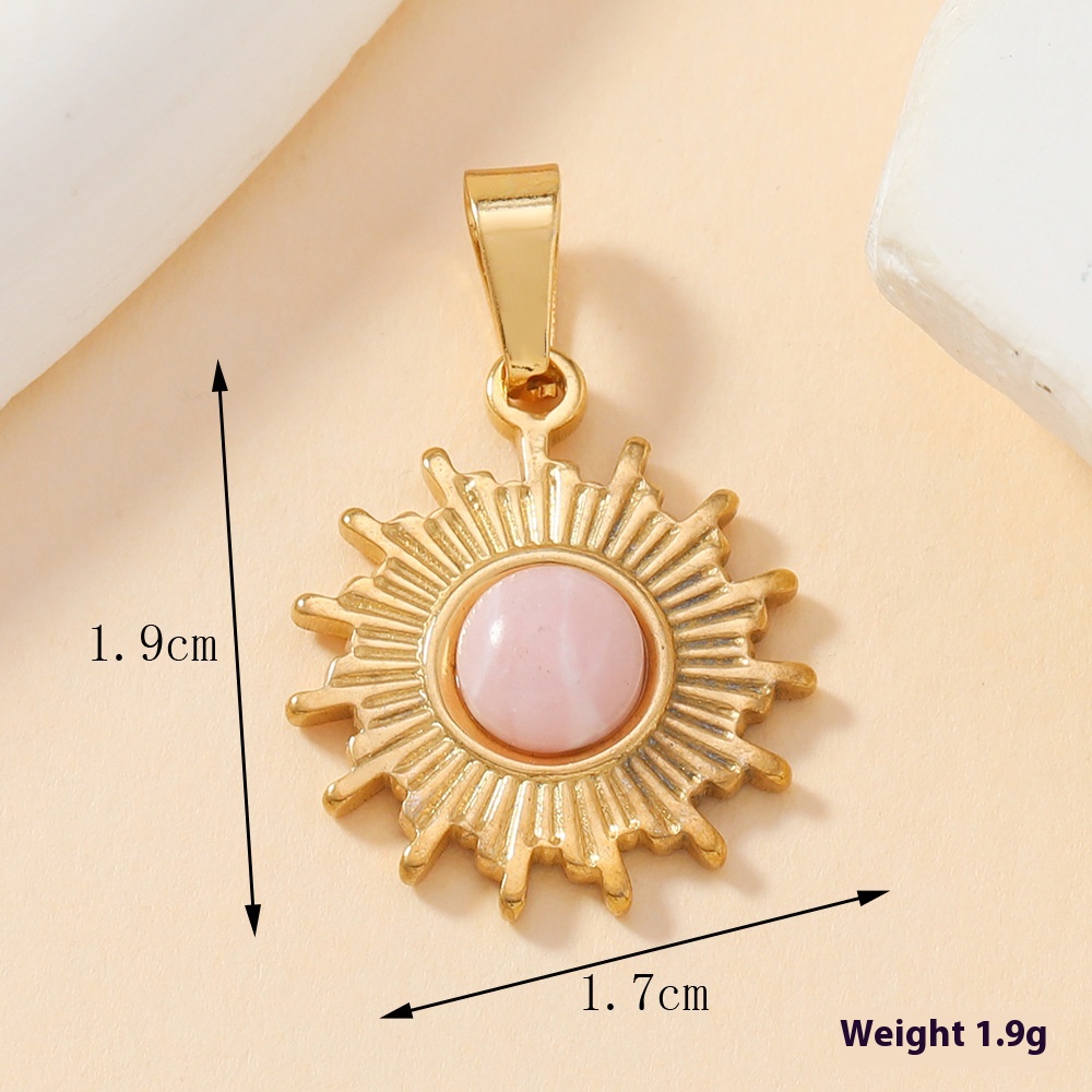 Elegant Single Pendant Stainless Steel Casting Ornament - Love Oval Design - Image 3