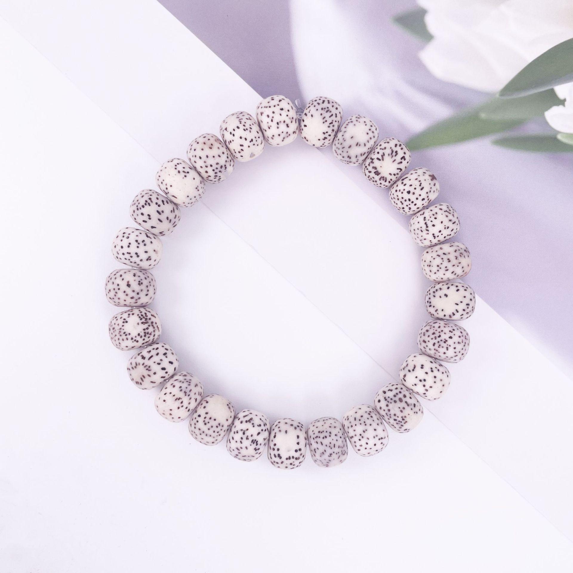 Xingyue Bodhi Zigen Single Circle Bracelet - Elegant Spiritual Accessory - Image 5