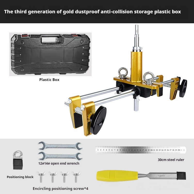 Solid Wood Door Tapper - Essential Woodworking Tool for Indoor Lock Installation and Unlocking Holes - Image 10
