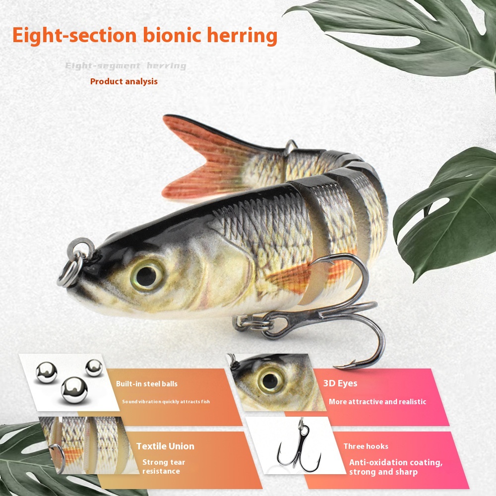 Available Eight Fish Hard Bait - 133mm 203g Bionic Plastic Lure for Fishing - Image 12