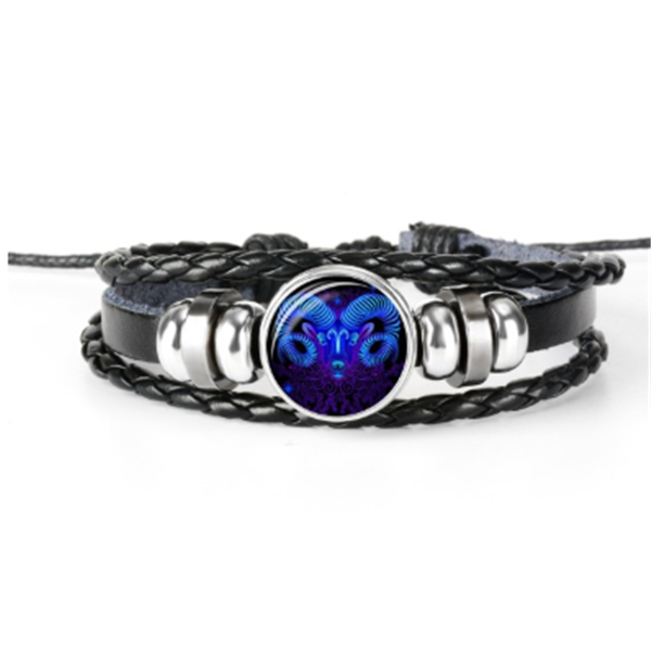 Zodiac Constellation Braided Bracelet for Men, Women, and Kids - Stylish Design - Image 2