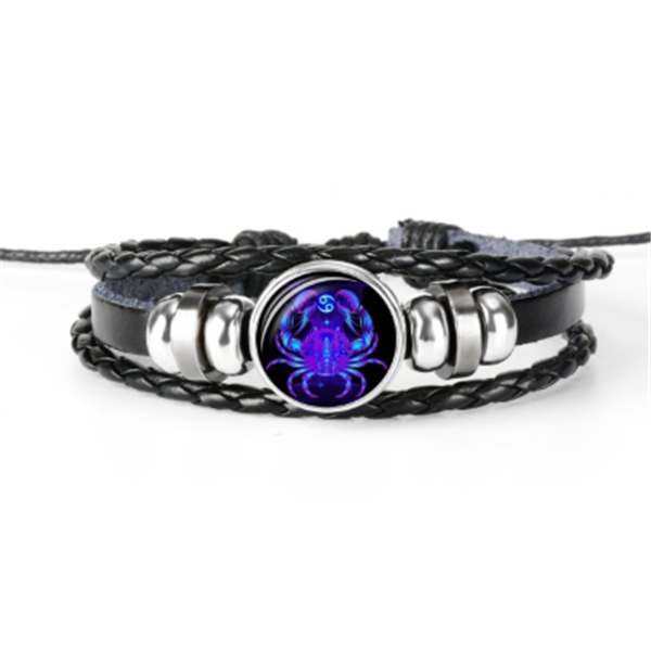 Zodiac Constellation Braided Bracelet for Men, Women, and Kids - Stylish Design - Image 4