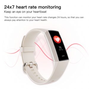 C80 Smart AMOLED Heart Rate and Blood Oxygen Monitoring Bracelet with Power