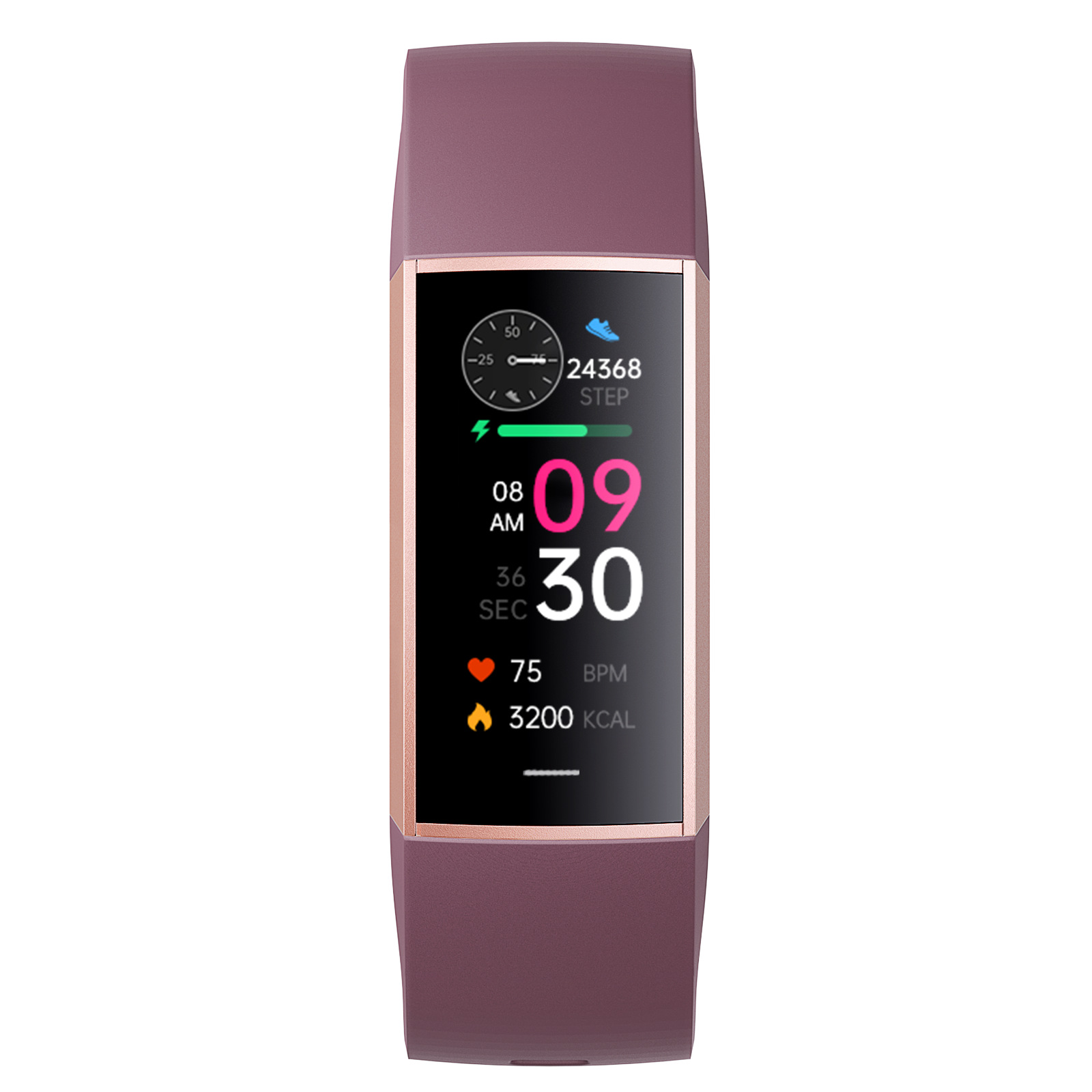 C80 Smart AMOLED Heart Rate and Blood Oxygen Monitoring Bracelet with Power - Image 6