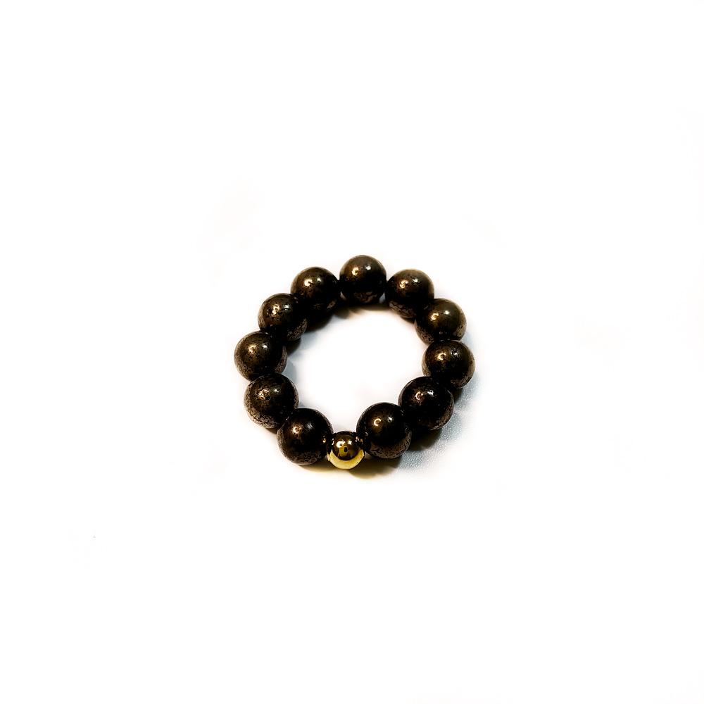 Vintage Natural Beaded Crystal Ring - Simple and Lucky Charm - Image 8