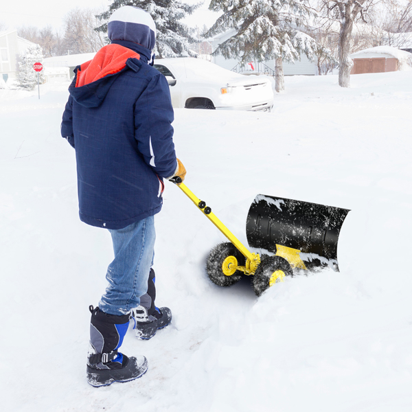 Versatile Adjustable Manual Snow Removal Vehicle for Efficient Snow Clearing - Image 8