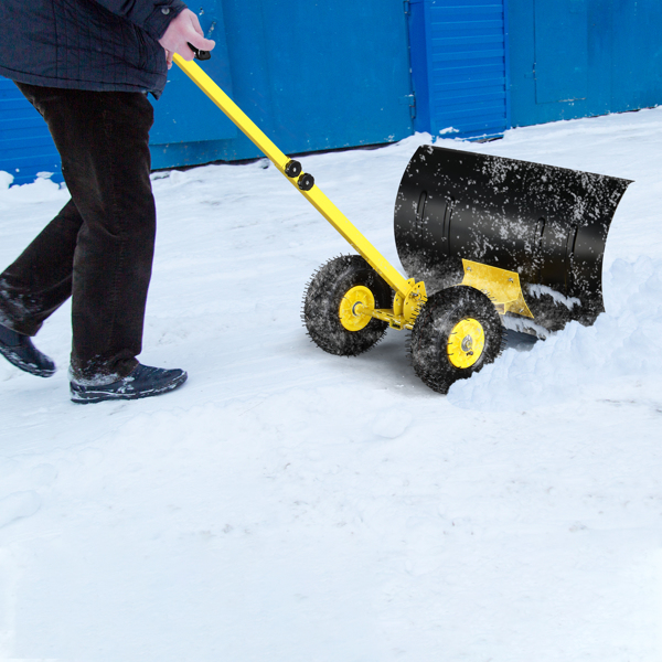 Versatile Adjustable Manual Snow Removal Vehicle for Efficient Snow Clearing - Image 13