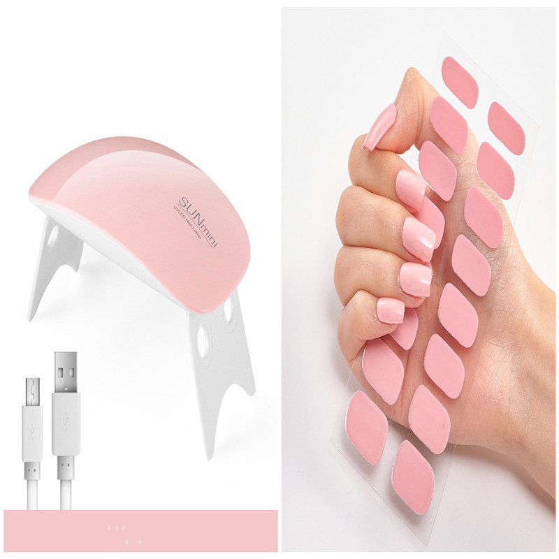 Pure Solid Color Nailart Stickers Set - Self Adhesive Nail Strips & Accessories for Full Beauty Adesivos - Image 21