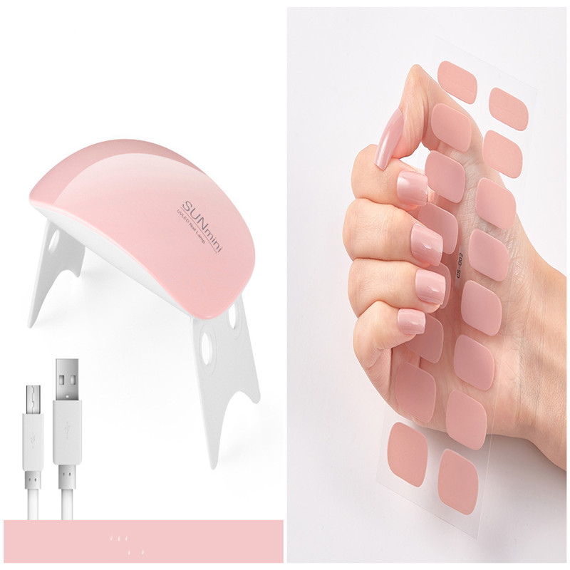 Pure Solid Color Nailart Stickers Set - Self Adhesive Nail Strips & Accessories for Full Beauty Adesivos - Image 23