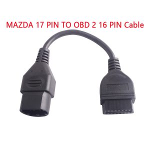 17 Pin to OBD2 16 Pin Adapter Cable - High-Quality Diagnostic Connector
