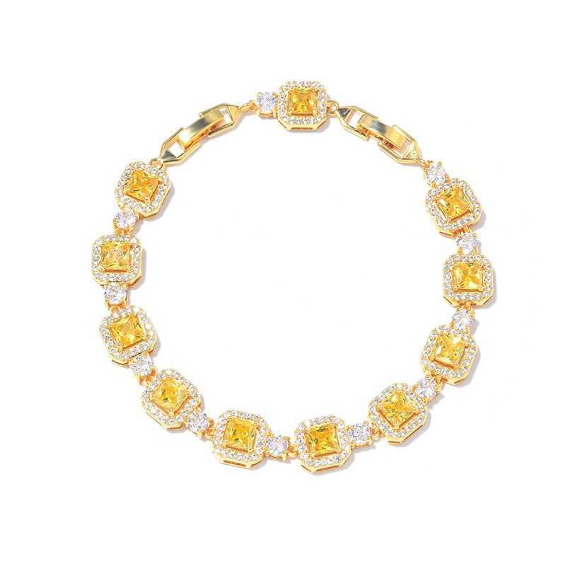 Adjustable Colorful Zircon Bracelet for Women - Stylish & Versatile Jewelry