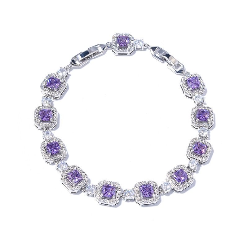 Adjustable Colorful Zircon Bracelet for Women - Stylish & Versatile Jewelry - Image 4
