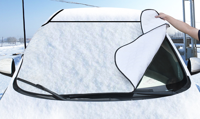 Winter Car Windshield Snow Cover - Antifreeze Frost Guard for Front Gear & Snowboard - Image 9