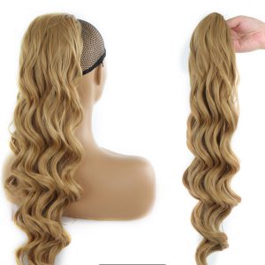 Big Wave Drawstring Ponytail Wig - Matte High Temperature Silk Fiber Hair