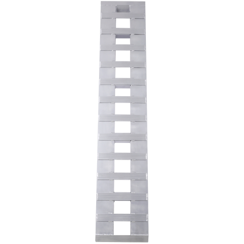 Heavy Duty Universal Loading Ramps with Top Hook, 72" x 14", 6600 LBS Capacity for Motorcycle, Tractor, ATV - 1 Pair of Silver Aluminum Ramps - Image 13