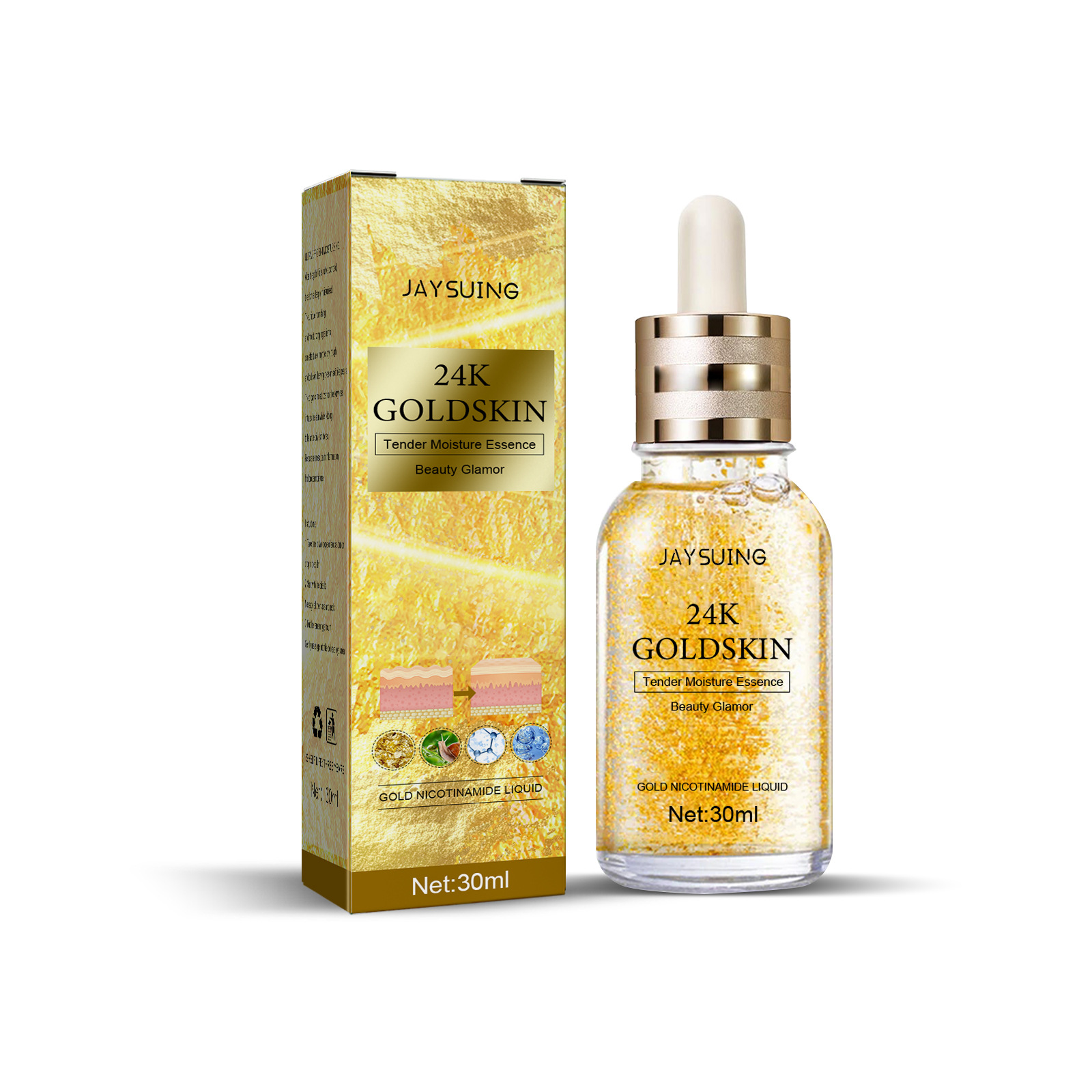 24K Gold Collagen Protein Lifting - Anti-Aging Skin Firming Solution - Image 4