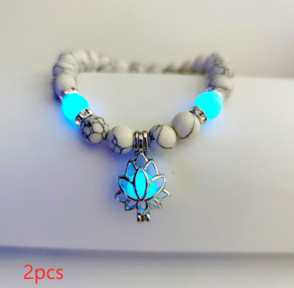 Energy Luminous Lotus Natural Stone Bracelet - Yoga Healing Glow-in-the-Dark Charm Beads for Men & Women | Buddhism Prayer Accessory - Image 17