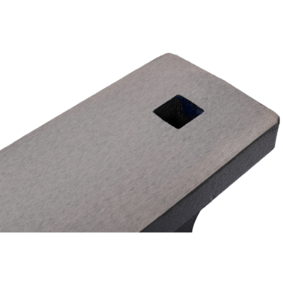 55LB 25KG Cast Iron Anvil with Square Horn and Stable Base for Bending, Shaping, and Twisting - Gray Anvil for Blacksmithing and Metalworking