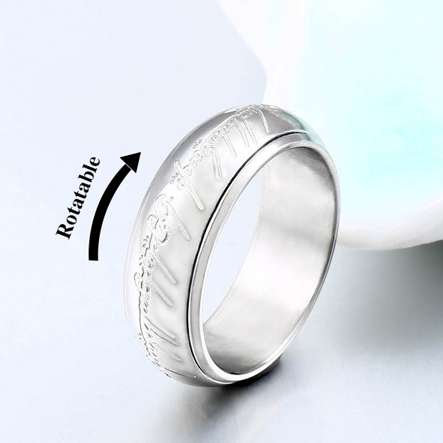 Luminous Stainless Steel Ring - Elegant Shine for Every Occasion - Image 5
