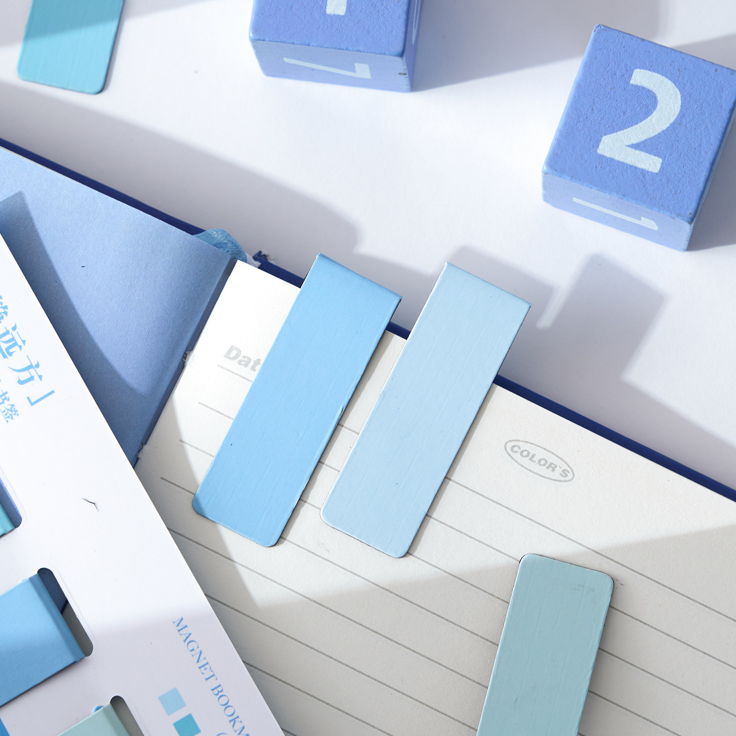 Magnetic Morandi Series Color Block Bookmark - Stylish & Functional Reading Accessory - Image 4