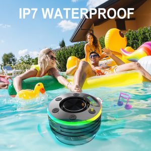 Waterproof Bluetooth Bathroom Speaker - Dustproof Mini Wireless Stereo Music System