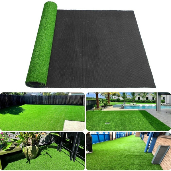 3ft x 16ft Premium Artificial Turf Mat with Drainage Holes - No Weekend Shipping, Not Available on Amazon - Image 2