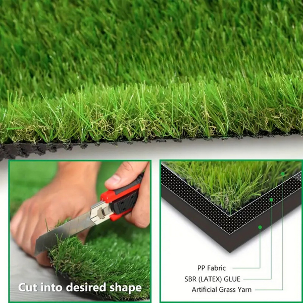 3ft x 16ft Premium Artificial Turf Mat with Drainage Holes - No Weekend Shipping, Not Available on Amazon - Image 4