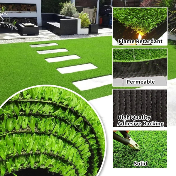3ft x 16ft Premium Artificial Turf Mat with Drainage Holes - No Weekend Shipping, Not Available on Amazon - Image 9