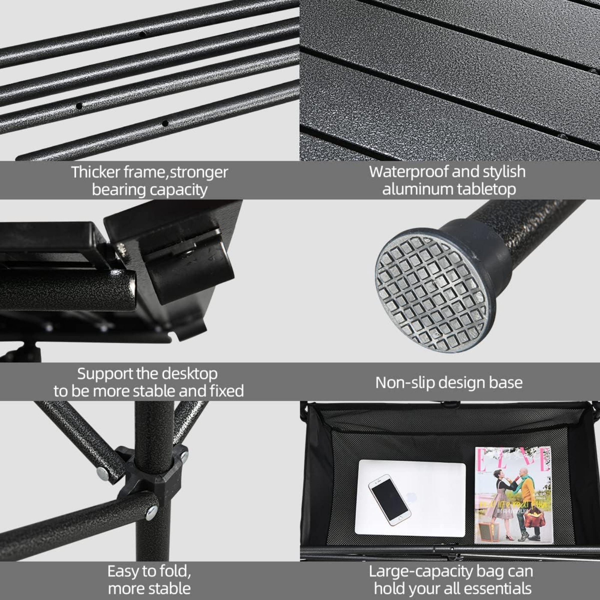 Lightweight Foldable Camping Table - Exclusive Availability, Not Sold on Amazon Weekends - Image 2