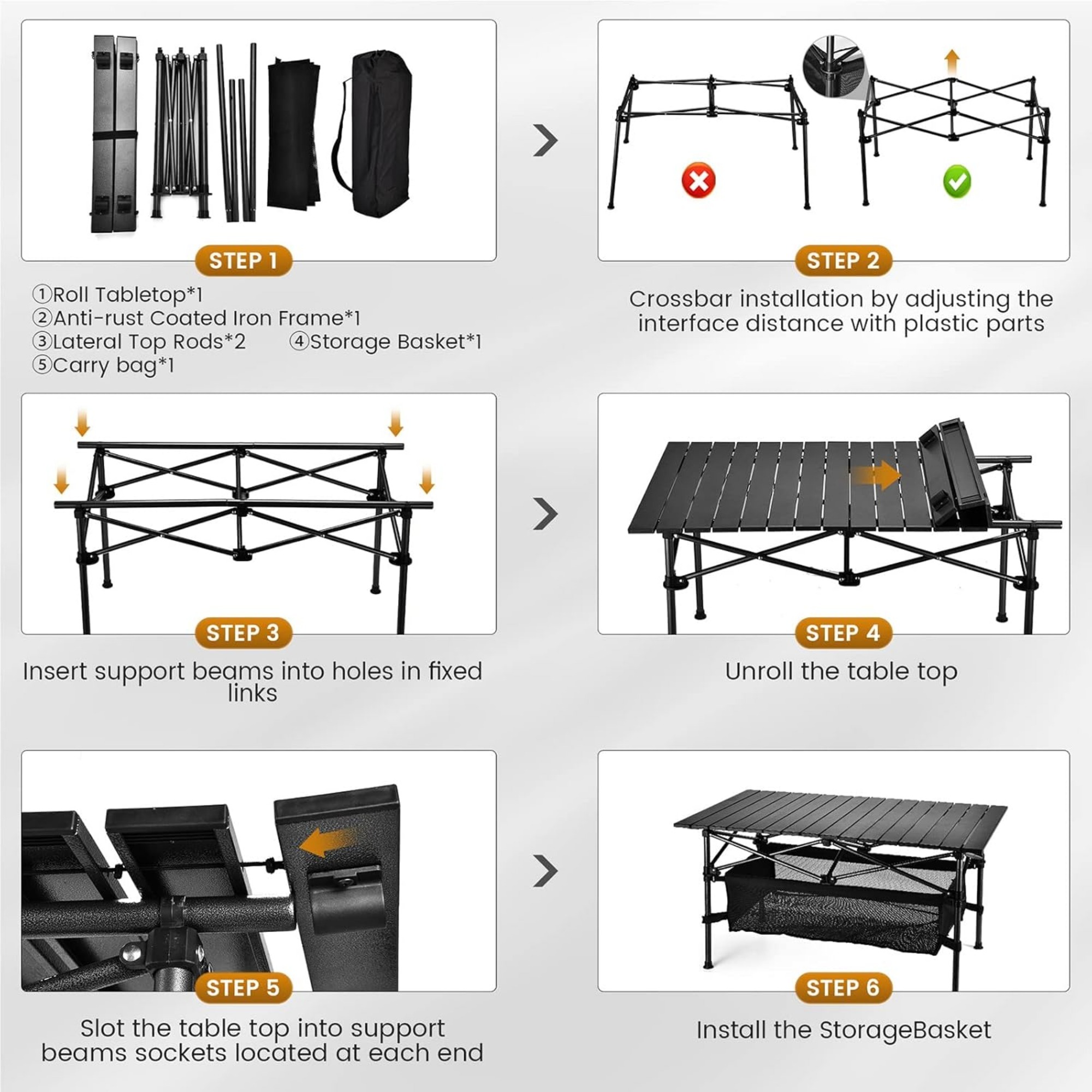 Lightweight Foldable Camping Table - Exclusive Availability, Not Sold on Amazon Weekends - Image 7