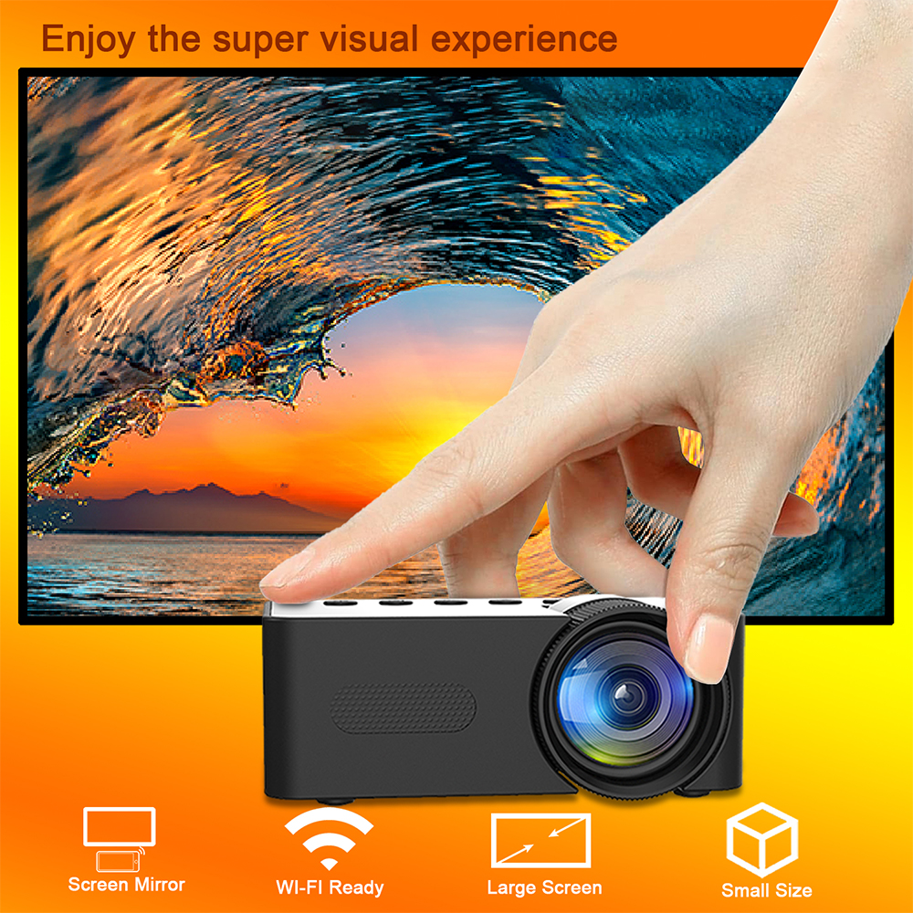 YT100 Portable Mini Projector – HD Wireless Home Projection for Phones - Image 5