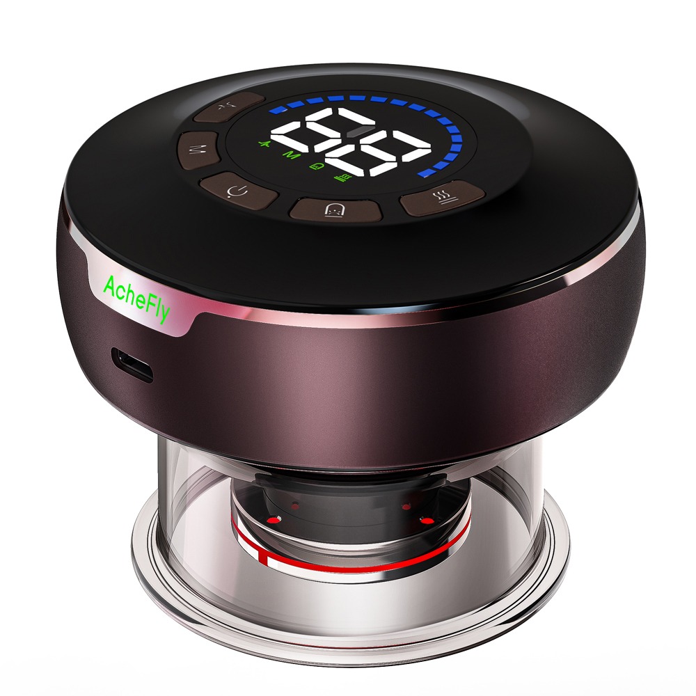 AcheFly Rechargeable Small Electric Gua Sha Scraping Massager - Multifunctional Facial Therapy Equipment for Smart Chipping - Image 21