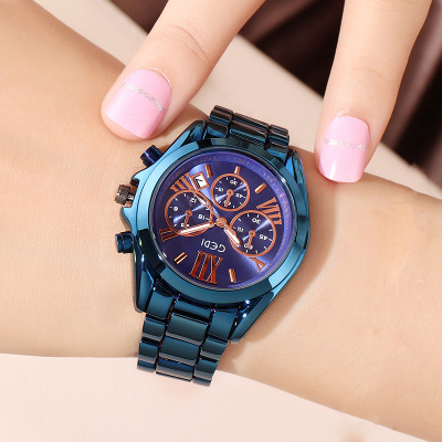 Elegant Rose Gold Casual Watch for Women - Luxury Timepiece - Image 2