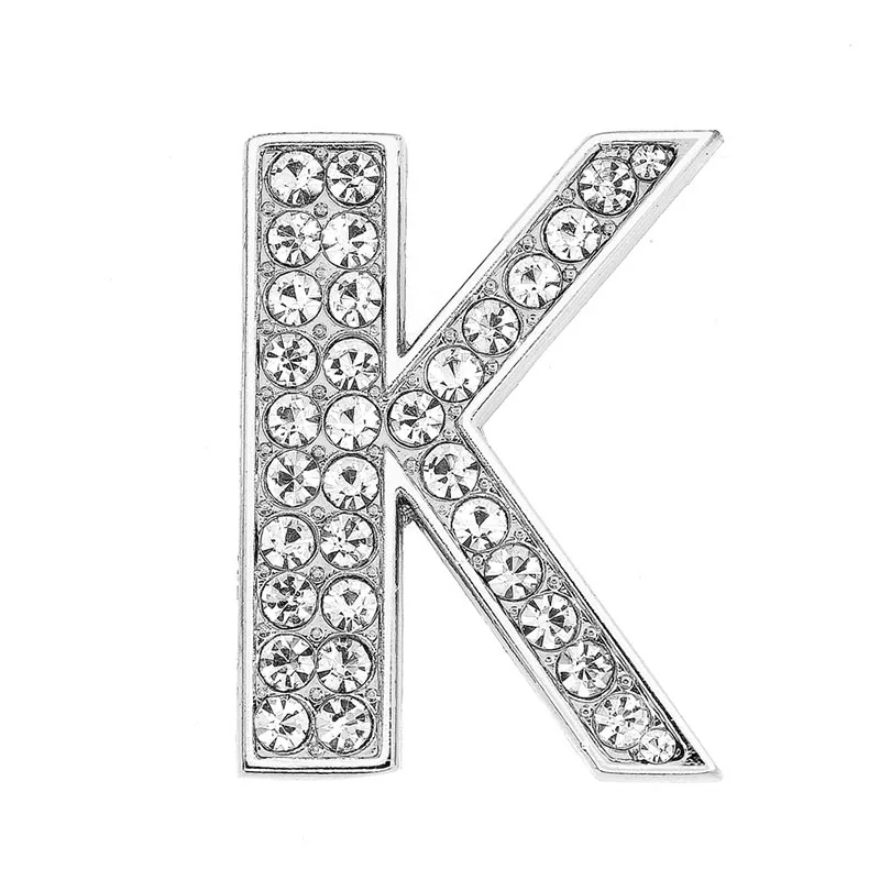 30mm Chrome Color White Diamond Letters Pet Collar Accessories with Scattered Beads - Image 4