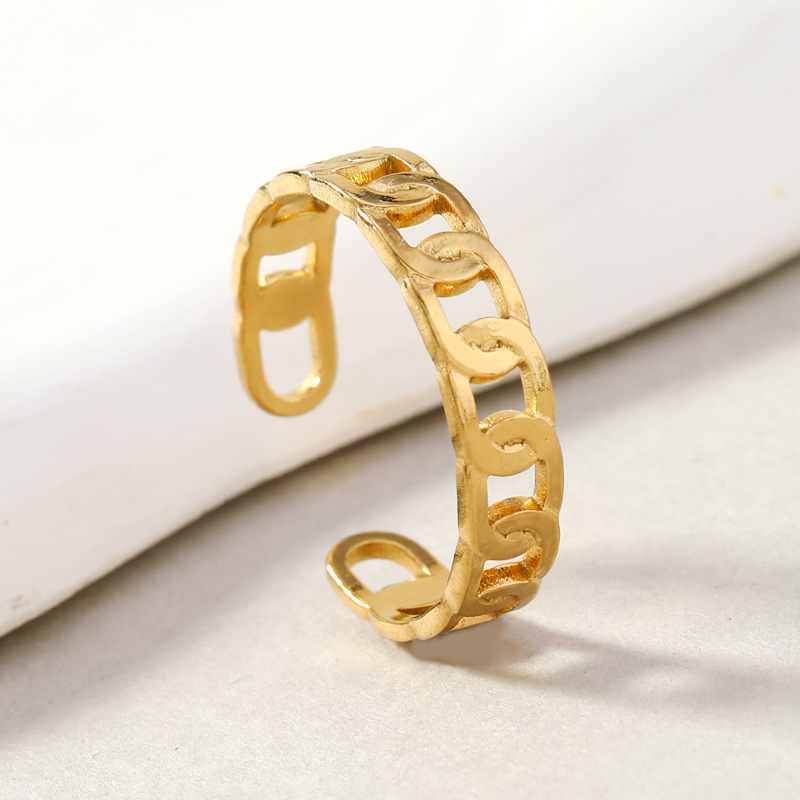 Stylish Stainless Steel Ornament with Unique Geometric Design for Fashion Enthusiasts