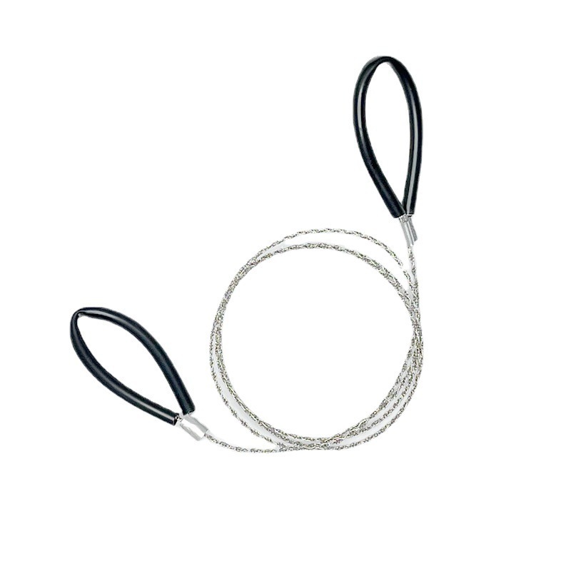 Outdoor Survival Handcrafted Leather Case with Steel Wire Life-Saving Saw - Image 11