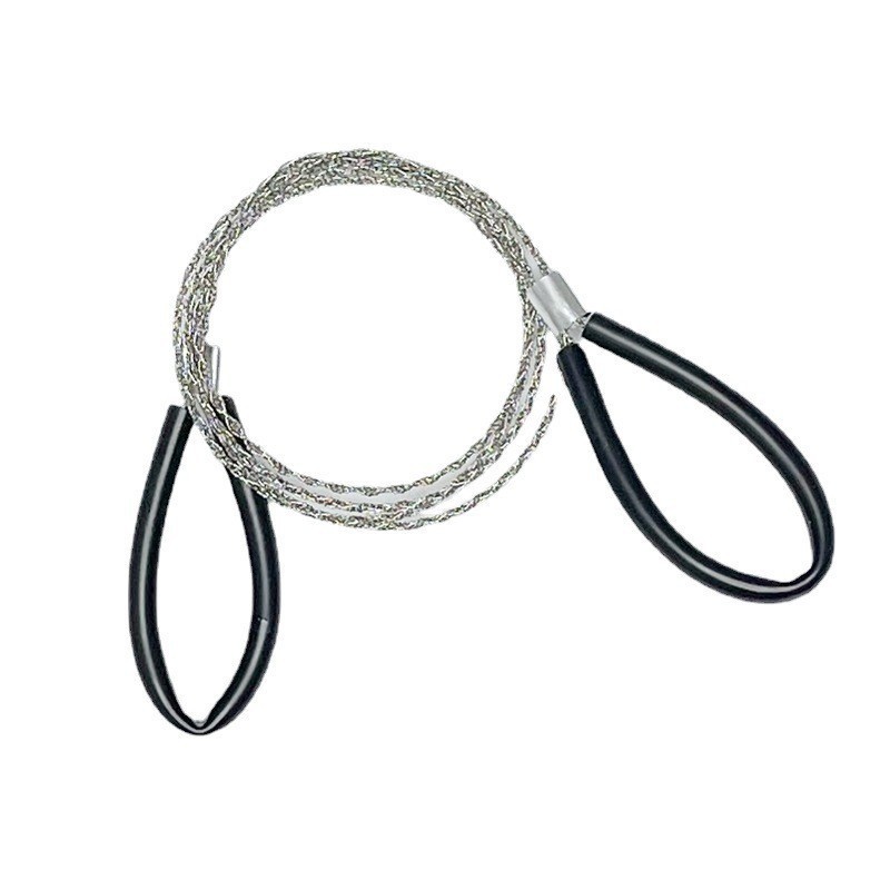 Outdoor Survival Handcrafted Leather Case with Steel Wire Life-Saving Saw - Image 13