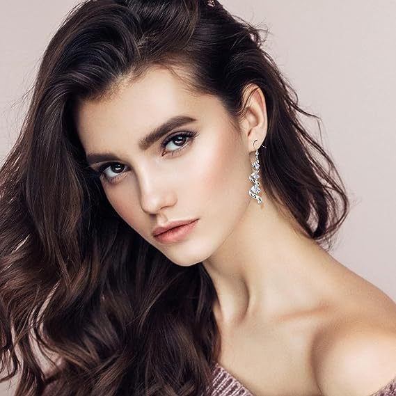 Stylish Spiral Ribbon Multi-Drop Teardrop Earrings for Fashion Lovers - Image 4