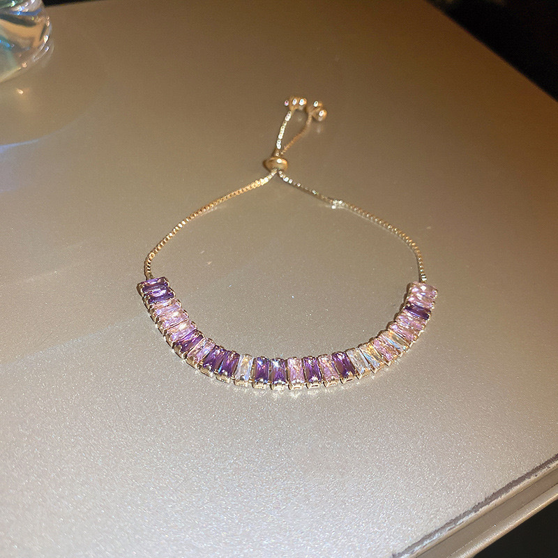 Adjustable Zircon Bracelet - Stylish Pull Ornament for Any Occasion - Image 6