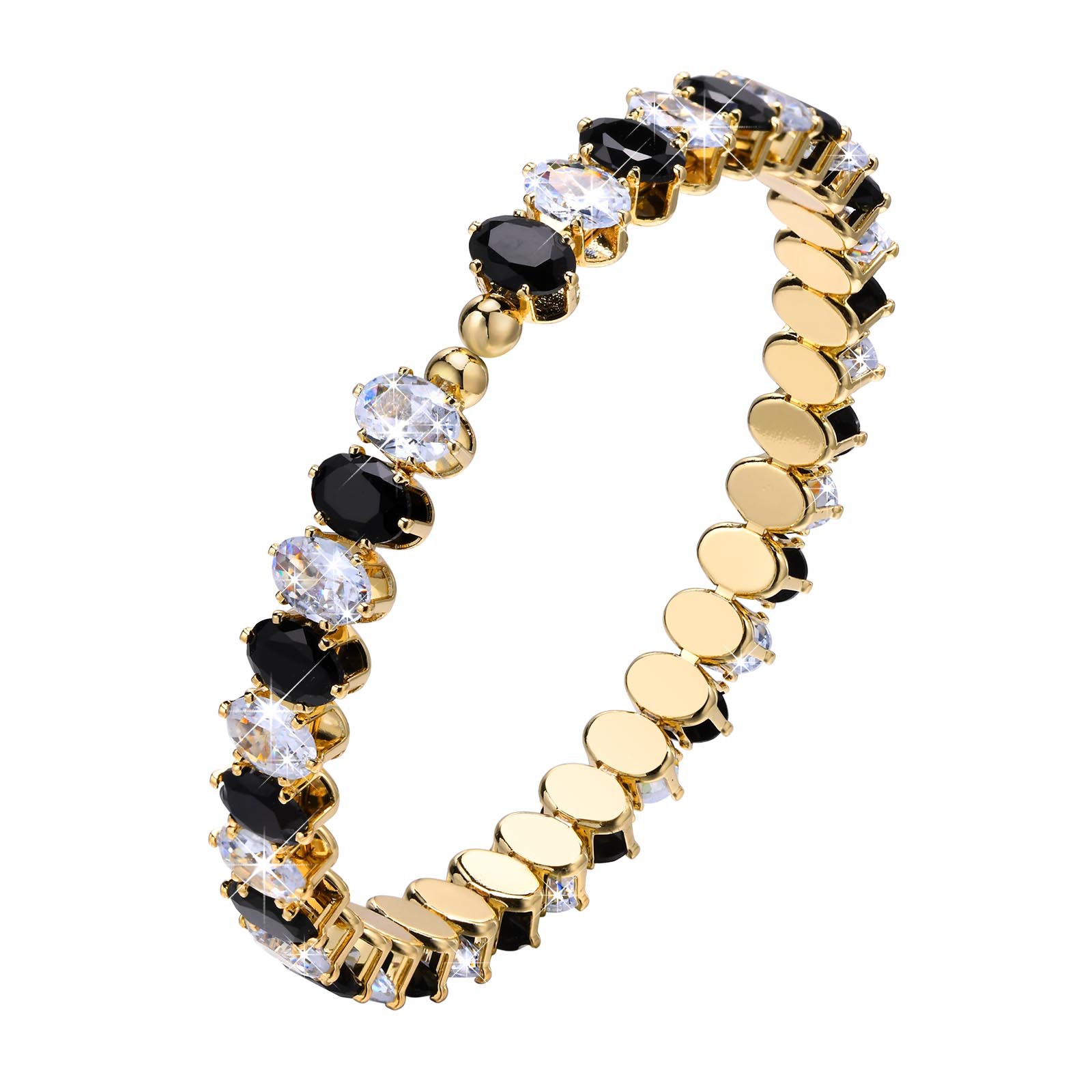 Vibrant Women's Oval Zircon Bracelet - Fashionable Colorful Accessory - Image 27