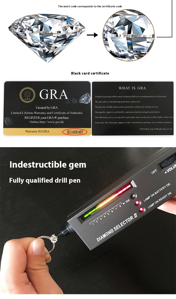 S925 Sterling Silver Authentic Moissanite Round Stud Earrings - Elegant & Timeless - Image 14