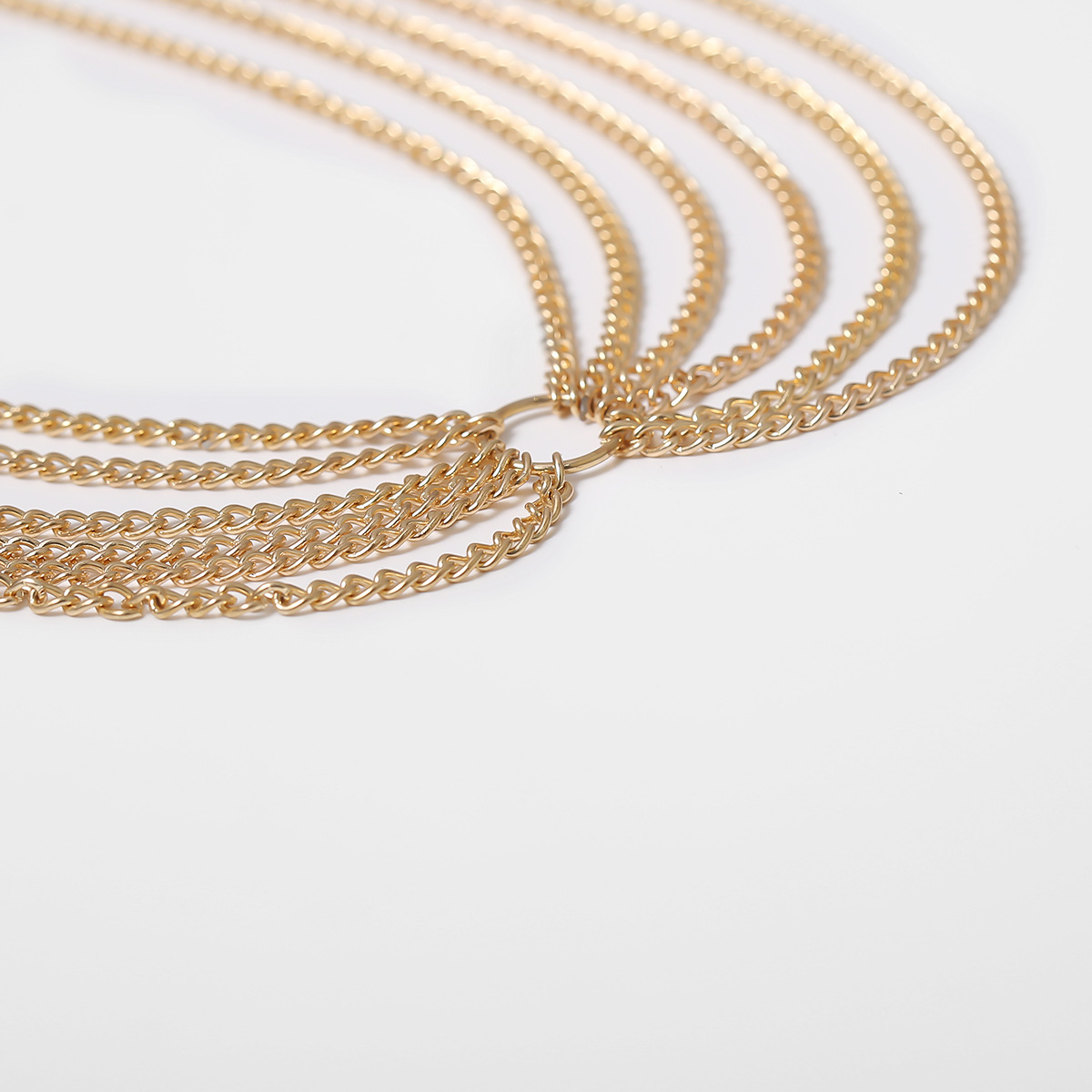 Stylish Metal Geometric Waist Chain - Elevate Your Fashion Statement - Image 2